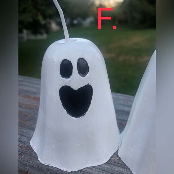 Handmade Ghost Candle -unscented - Picture 6 of 7